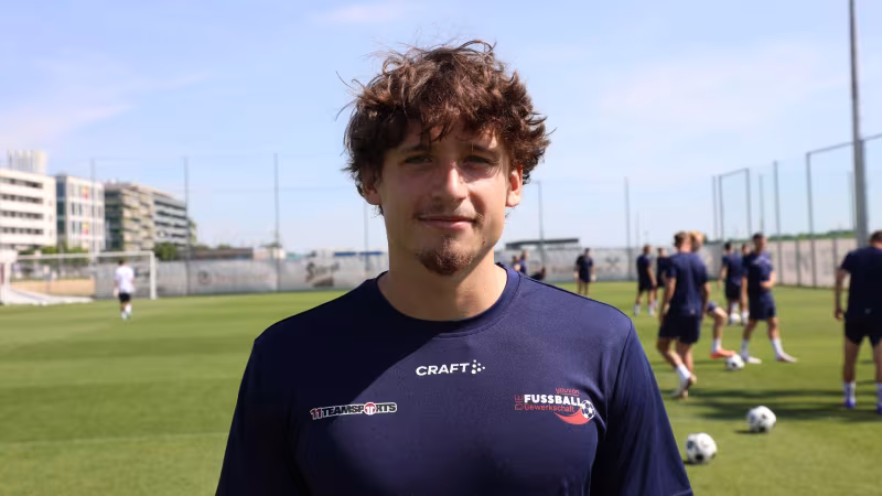 Die Teilnehmer am Camp für vertragslose Spieler 2026