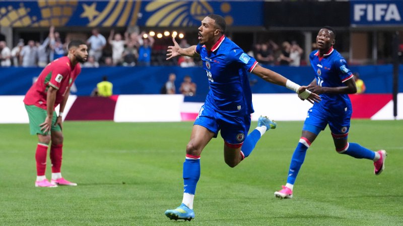 Der Hammer der Haiti-Stürmers gegen Marokko im VIDEO