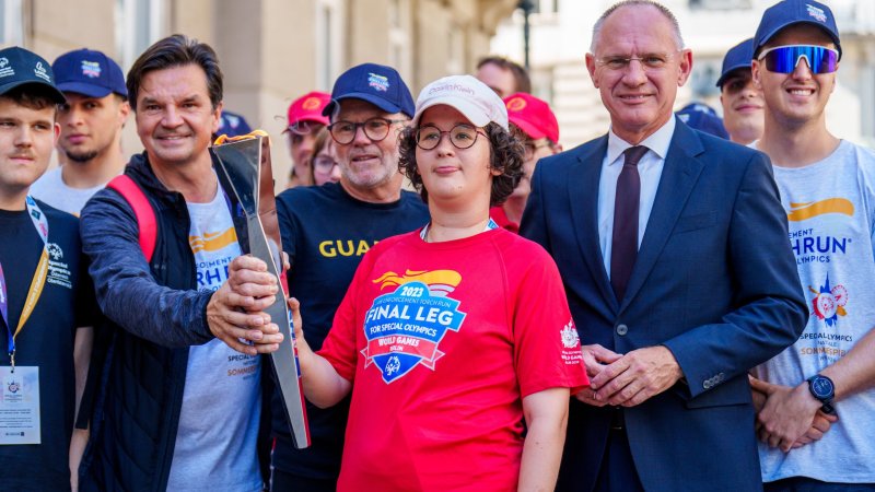 Diashow: Ein bewegender Auftakt für Special Olympics