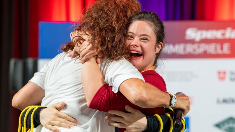 Hitzige Nationale Special Olympics Sommerspiele