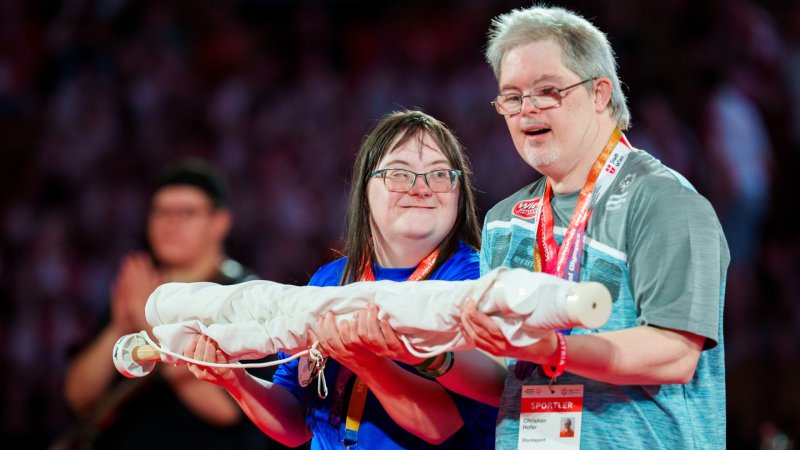 Emotionale Schlussfeier bei Special Olympics