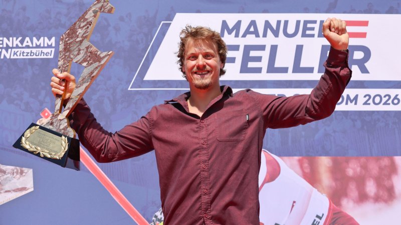 Manuel Feller hat seine Gondel in Kitzbühel! Bilder der "Taufe"