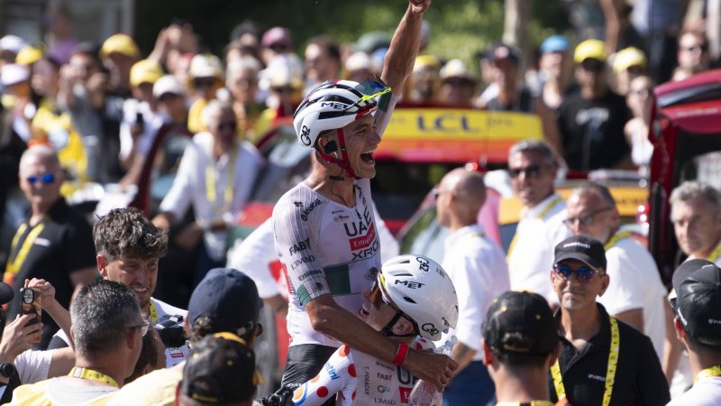 Vor Teamkollege Pogacar! Del Toro gewinnt zweite Tour-Etappe