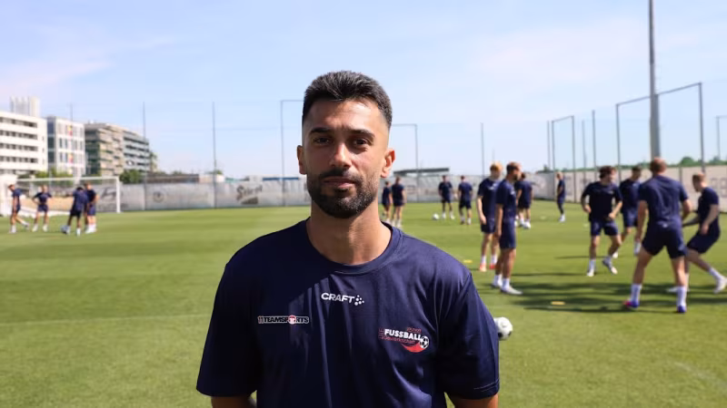 Die Teilnehmer am Camp für vertragslose Spieler 2026