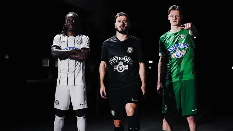 Das sind die neuen Trikots des SK Sturm Graz
