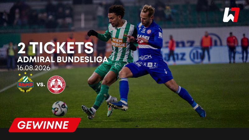 GEWINNSPIEL: Rapid-Heimspiel gegen den GAK live erleben