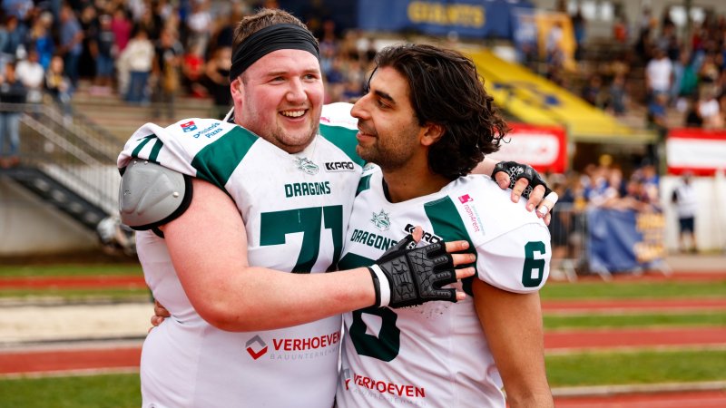 Dragons ziehen nach Derbysieg gegen Vikings in Austrian Bowl ein