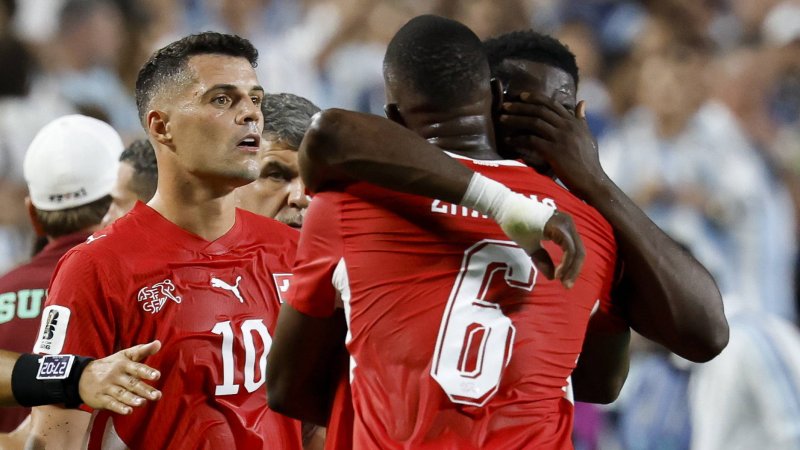Argentinien - Schweiz: Die Schwalbe und der Schlenzer im Video