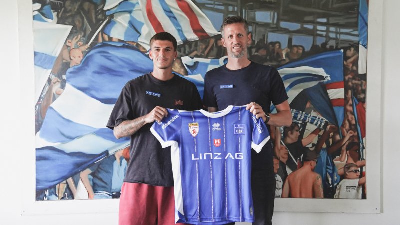 Blau-Weiß Linz gibt Verpflichtung von Ex-Austria-Talent bekannt