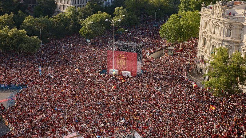Großer Empfang für Spaniens WM-Helden in Madrid