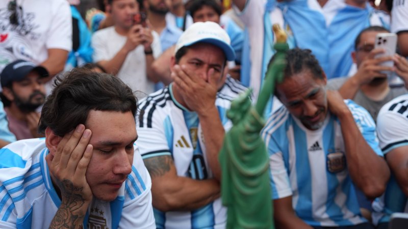 Messi fehlte: Kurzer Empfang für Argentiniens WM-Fahrer
