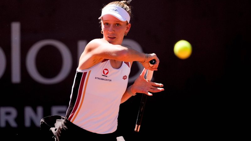 Tennis heute: Sinja Kraus - Alina Charaeva in Hamburg