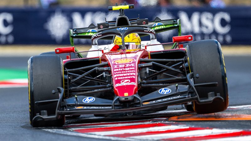 Ferrari scheint in Ungarn klar voran zu sein