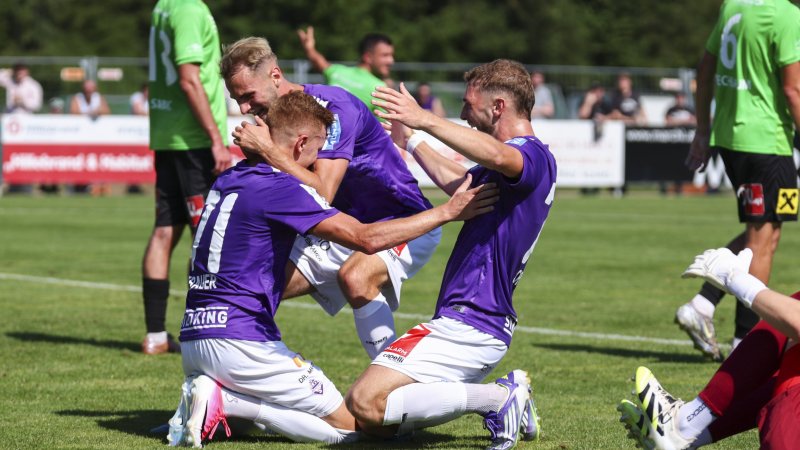 Austria Salzburg liefert Torspektakel in Grünau