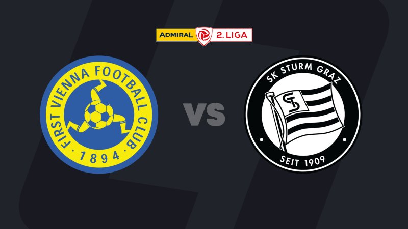2. Liga im LIVE-Stream: First Vienna - SK Sturm Graz II