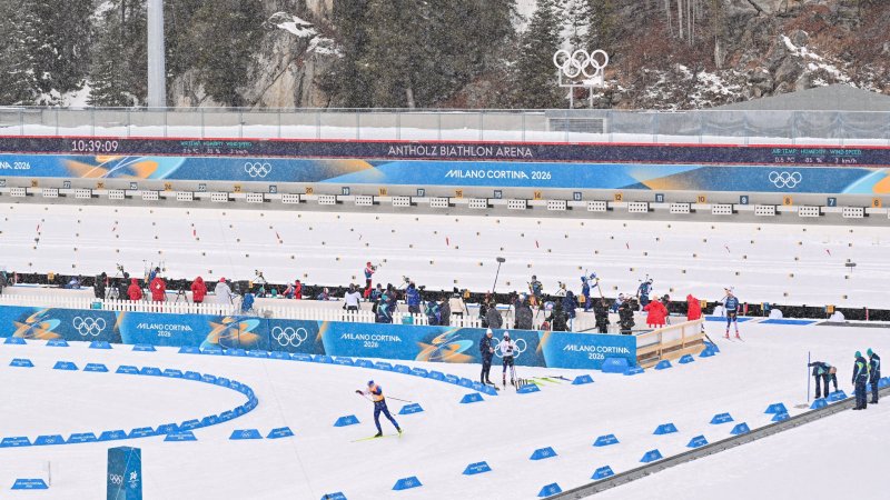 Olympia-Ort von Mure getroffen: Biathlon-Stars entgehen Unglück
