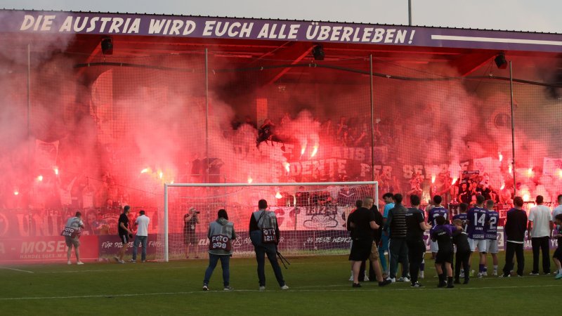 Kurioser Bandenpartner für Austria Salzburg