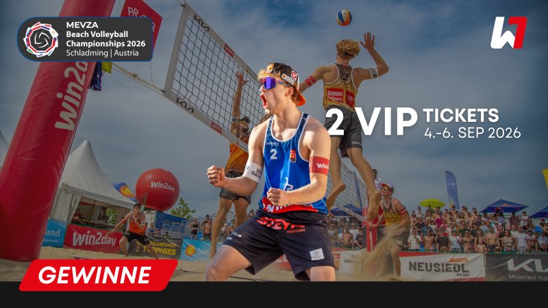 GEWINNSPIEL: VIP-Tickets für Schladming Beachvolleyball gewinnen