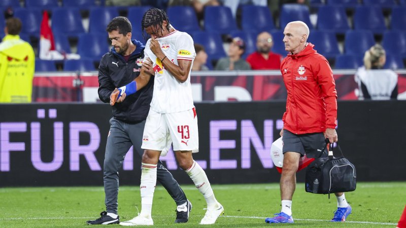 Nach Verletzung im Europacup: Salzburg-Stürmer wird operiert