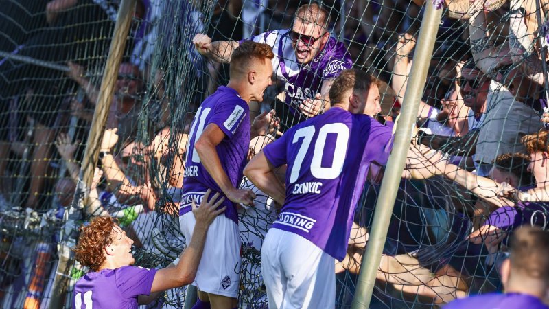Nach frühem Rückstand: Austria Salzburg schießt die Vienna ab