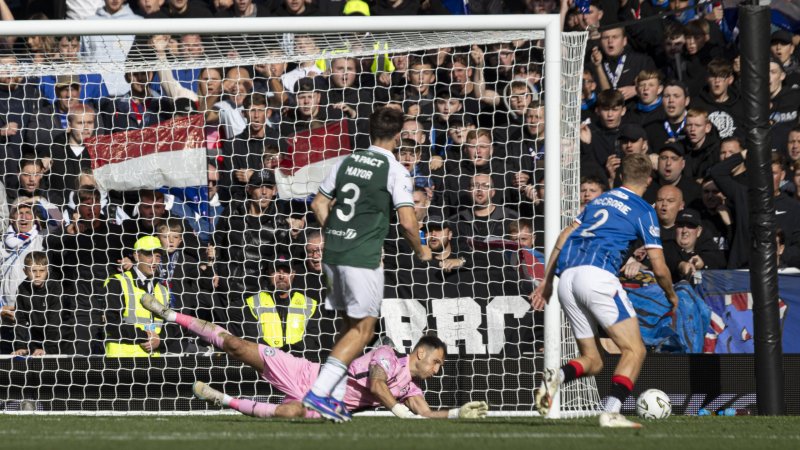 Bärenstarker Sallinger im Tor: Hibernian siegt bei Rangers