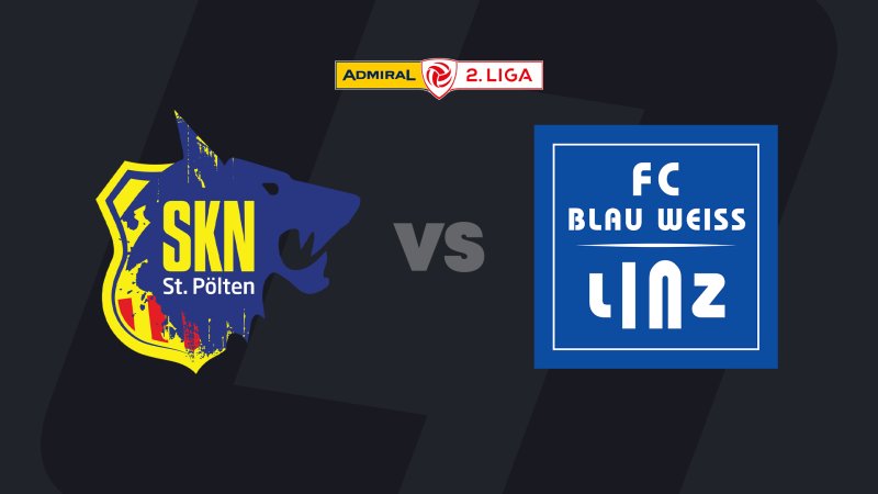 2. Liga heute im LIVE-Stream: SKN St. Pölten - BW Linz