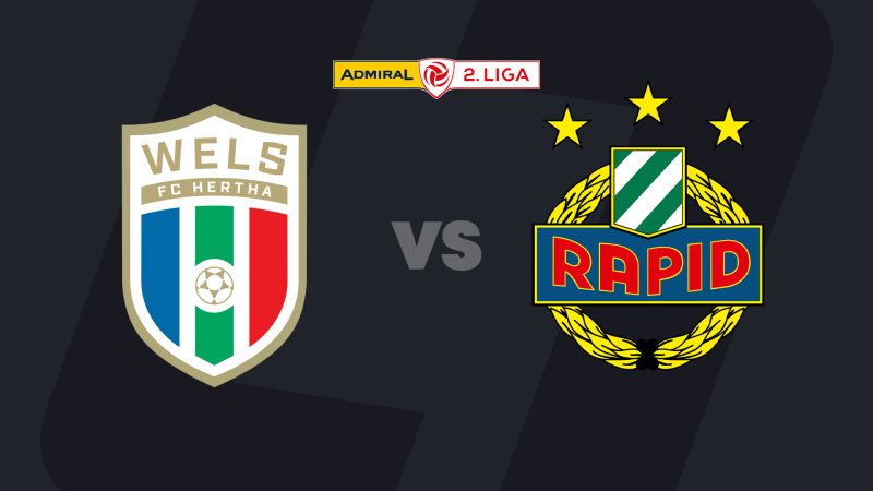 2. Liga heute im LIVE-Stream: FC Hertha Wels - SK Rapid II