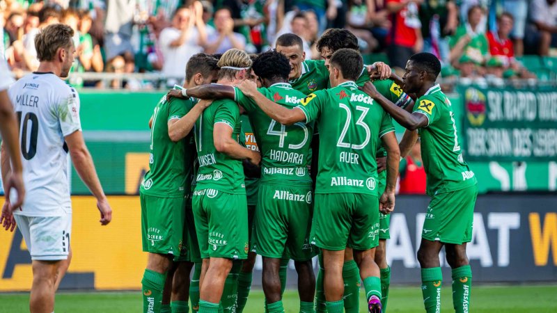 Heimsieg! Rapid zieht souverän ins UECL-Playoff ein