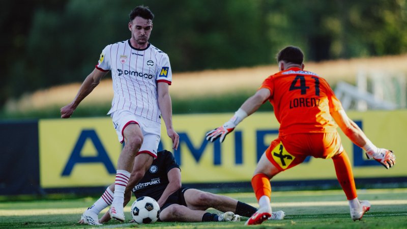 Erster Saisonsieg: Admira gewinnt gegen neun Grazer
