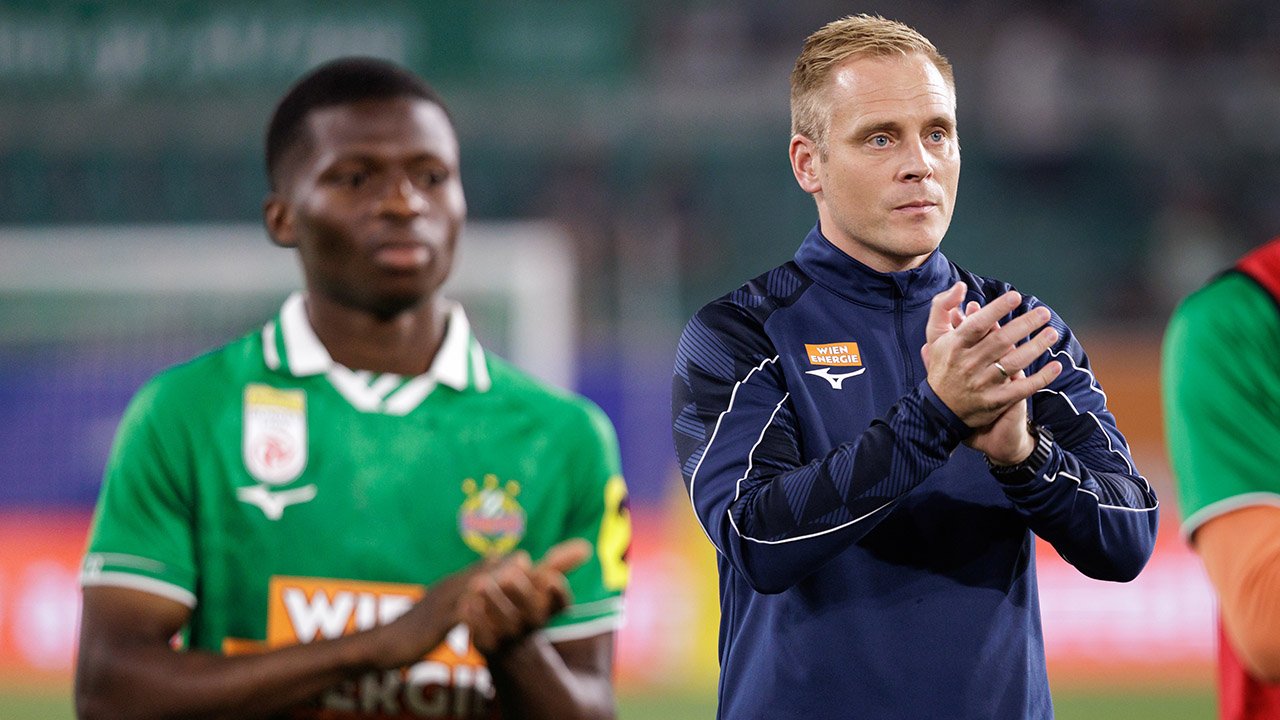 Zurücklehnen und genießen: Das konnte Rapids Trainer noch nie