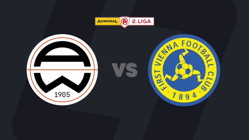 2. Liga heute im LIVE-Stream: Admira Wacker - First Vienna FC