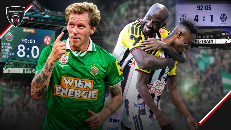 Rapid oder LASK? Wer fährt den Hypetrain?