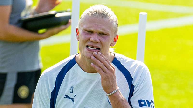 Haaland überrascht vor Saisonstart mit neuer Frisur