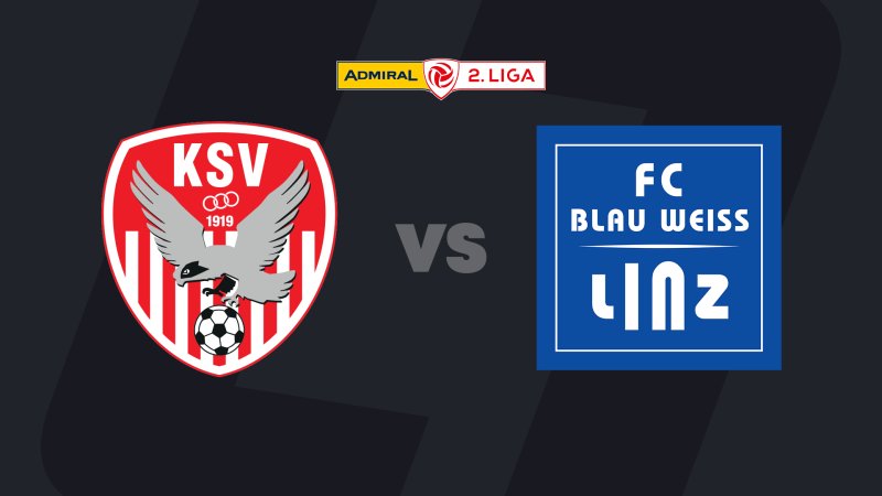 2. Liga heute im LIVE-Stream: Kapfenberger SV - FC Blau-Weiß Linz