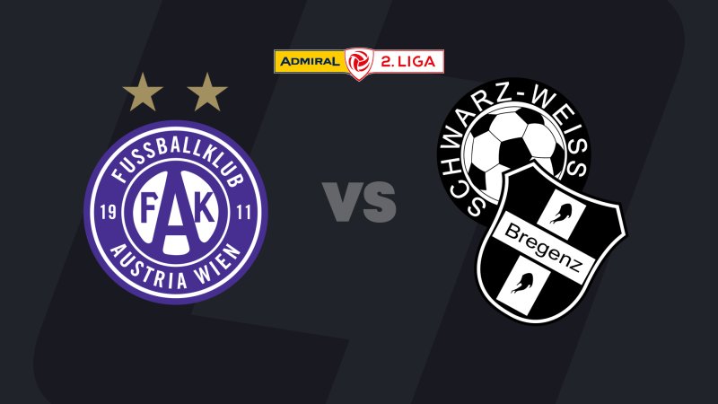2. Liga heute im LIVE-Stream: Young Violets - SW Bregenz