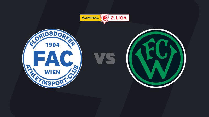 2. Liga heute im LIVE-Stream: FAC - Wacker Innsbruck