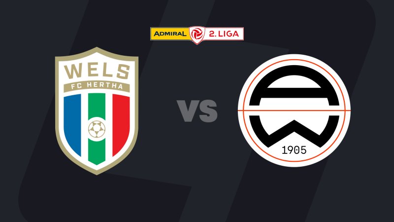 2. Liga heute im LIVE-Stream: Hertha Wels - Admira Wacker