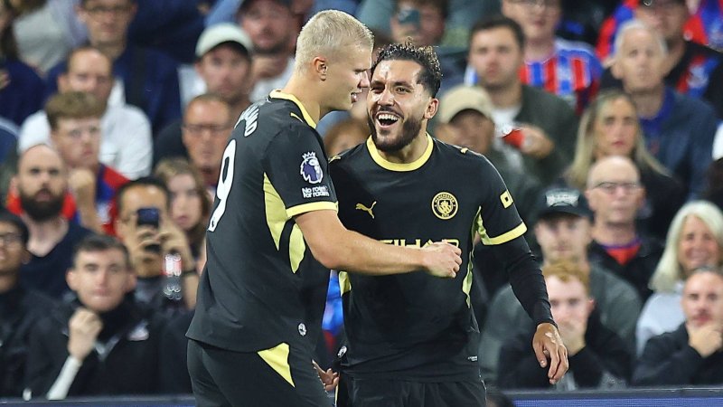 Haaland und Cherki lassen ManCity gegen Crystal Palace jubeln