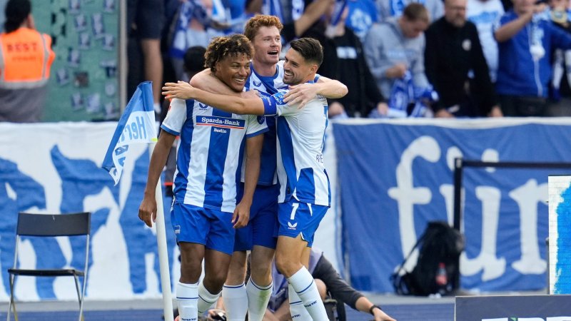 Nächstes Tor! Adewumi schießt Hertha zur Tabellenführung