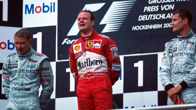 Rubens Barrichello: Deutschland 2000