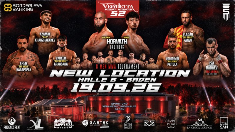 Im LIVE-Stream: Vendetta Fight Night 52