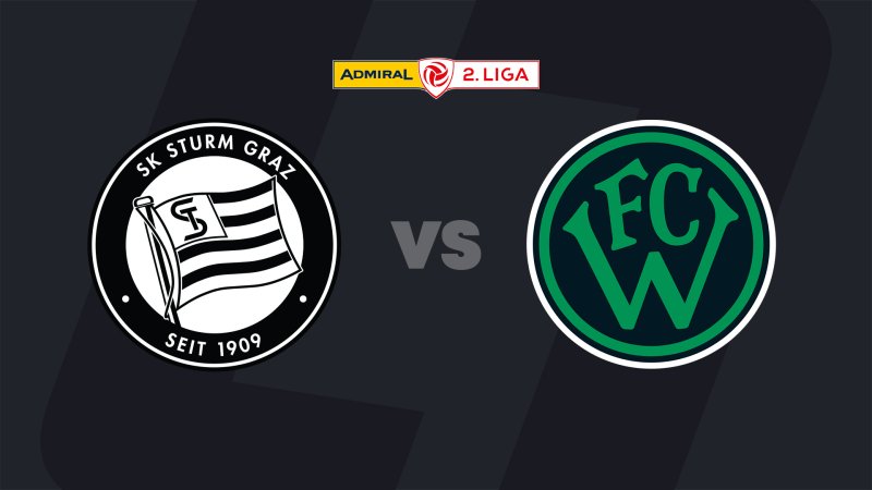 2. Liga heute im LIVE-Stream: Sturm Graz II - Wacker Innsbruck