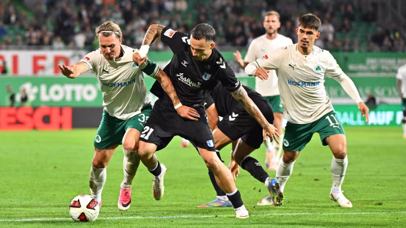 Fürth und Magdeburg remisieren
