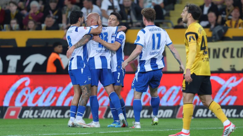 Thorsteinsson Doppelpack! Hertha mit sechstem Sieg in Folge