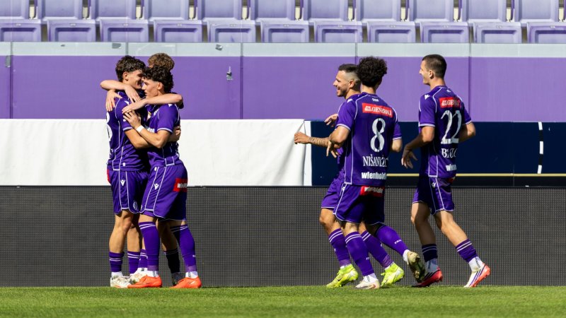 Young Violets bezwingen Rapid II im Derby deutlich