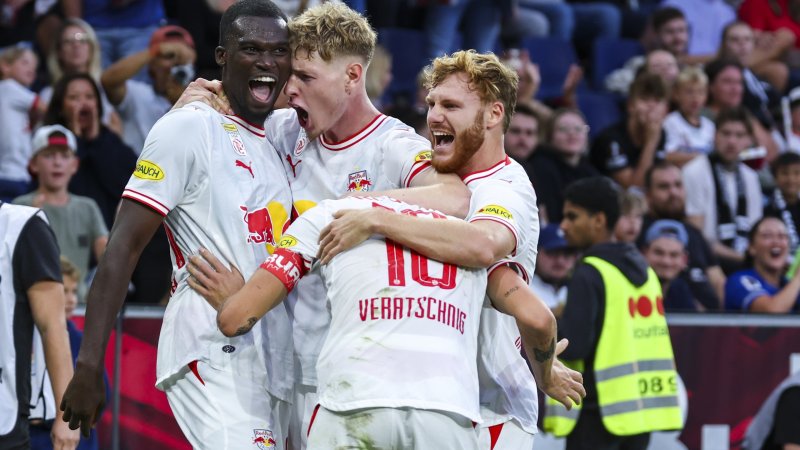Drei Treffer in 12 Minuten! Salzburg ringt Sturm Graz nieder