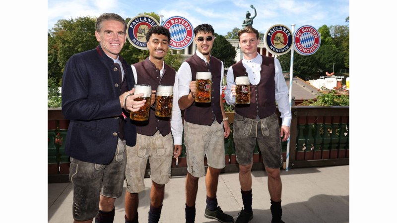 FC Bayern am Oktoberfest - die Bilder