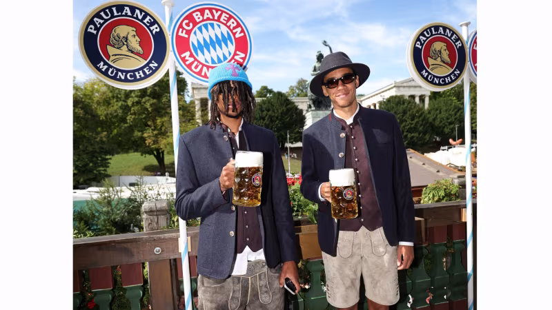 FC Bayern am Oktoberfest - die Bilder