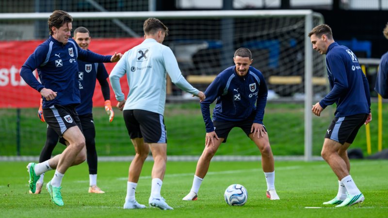 Die Bilder vom ersten ÖFB-Training in Windischgarsten