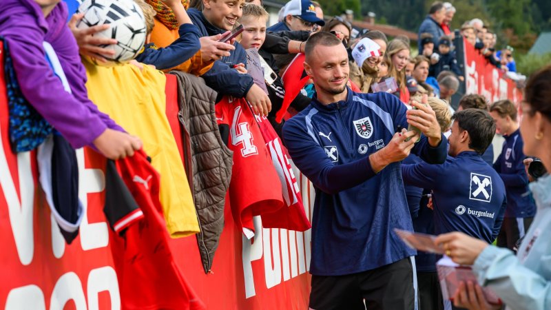 Die Bilder vom ersten ÖFB-Training in Windischgarsten